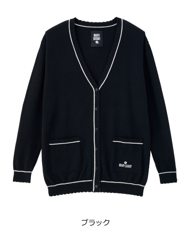 MARY QUANT マリークワント ライン入りカーディガン MQ-14 ナース