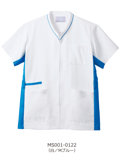 MS001 スクラブ(半袖) 男女兼用 住商モンブラン（MONTBLANC）