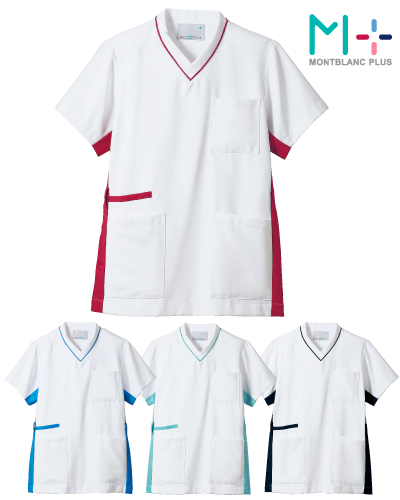 激安先着 MS002 スクラブ(半袖) 男女兼用 住商モンブラン（MONTBLANC） リップケア