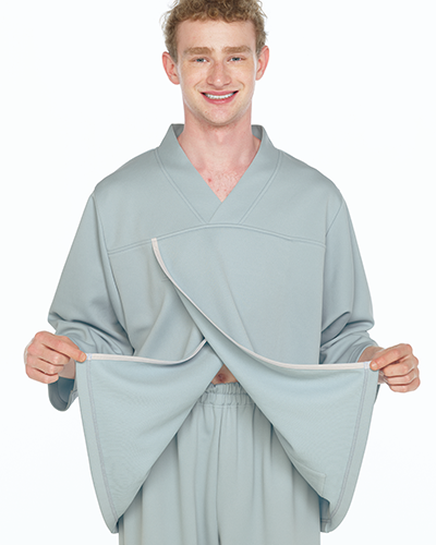 LK-1436 ナガイレーベン(nagaileben) 検診衣上衣 男女兼用(上下別売り）