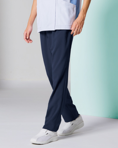 PR-5032 PR-5033 男女兼用テーパードパンツ[ホワイト] Raffiria