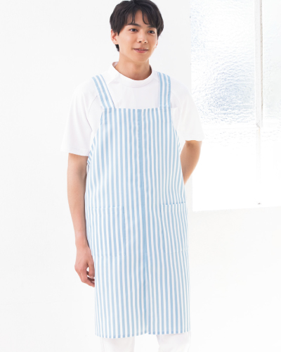 プリントエプロンKZN913　着用イメージ