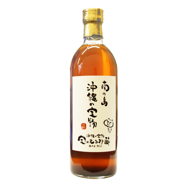 琉球 泡盛由来 金のもろみ酢 沖縄県産 ぬちまーす配合 アミノ酸 クエン酸 ミネラル まろやかで飲みやすい 健康酢 無添加