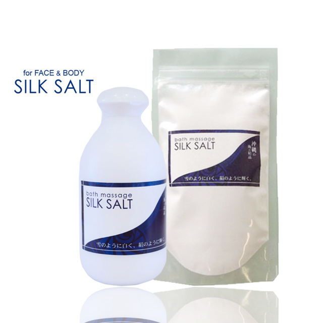 海のミネラルをお肌に届ける、美容海塩「シルクソルト」は沖縄の海水100%です。