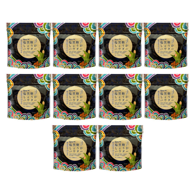 ぬちまーす塩黒糖しょうがパウダー