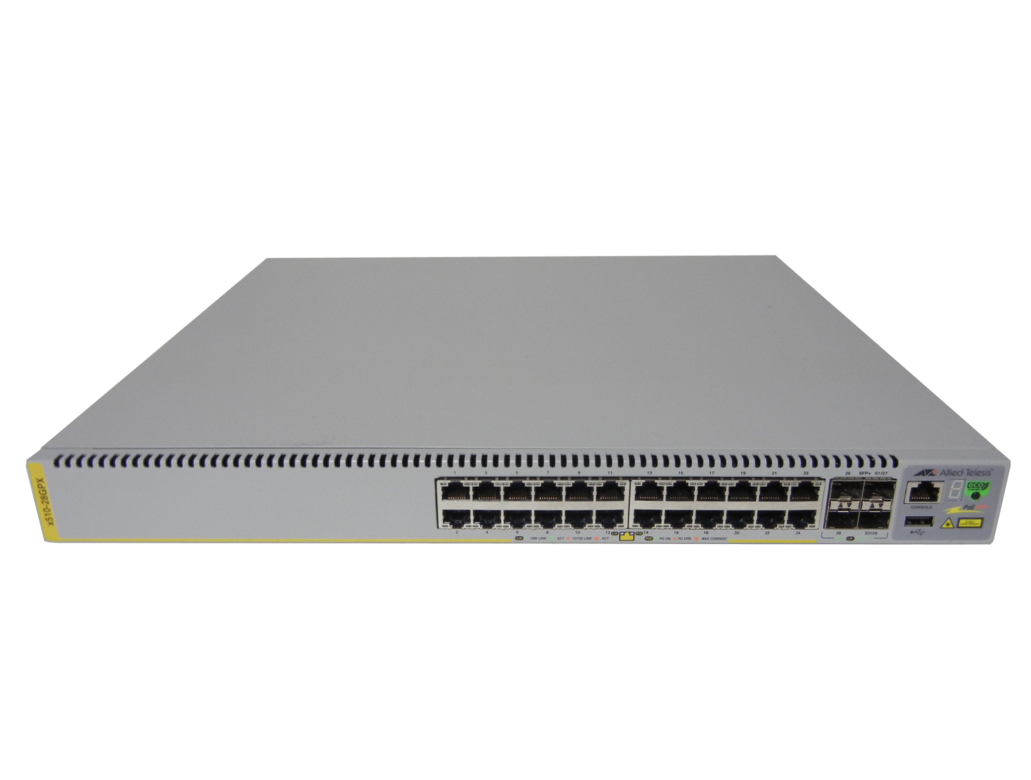 【中古】AT-x510-28GPX Allied Telesis