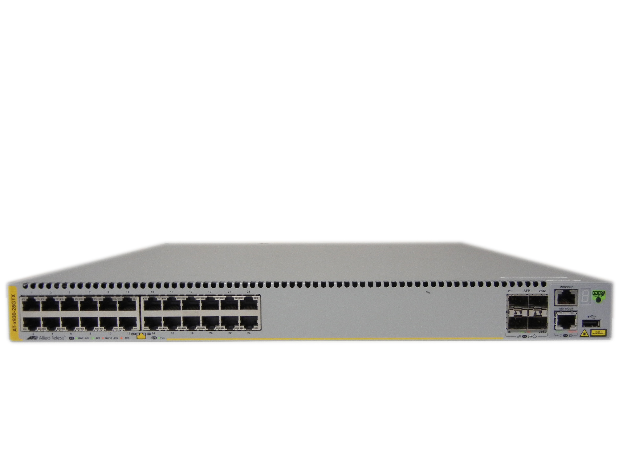 【中古】AT-x930-28GTX  電源二基  Allied Telesis