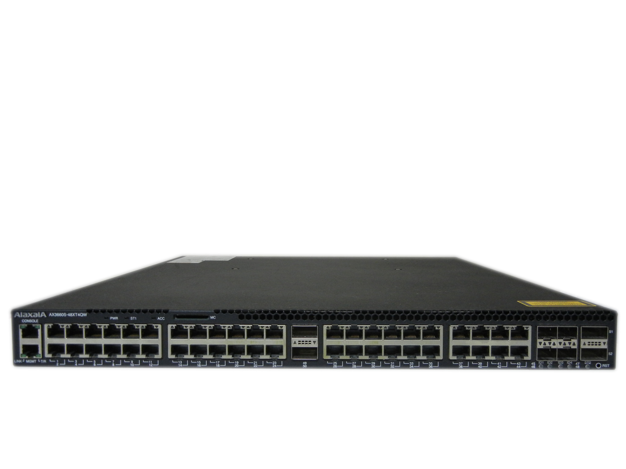 【中古】AlaxalA AX3660S-48XT4QW (AX-3660-48T4XT4QWL) ギガビット レイヤ３ スイッチ 電源二重