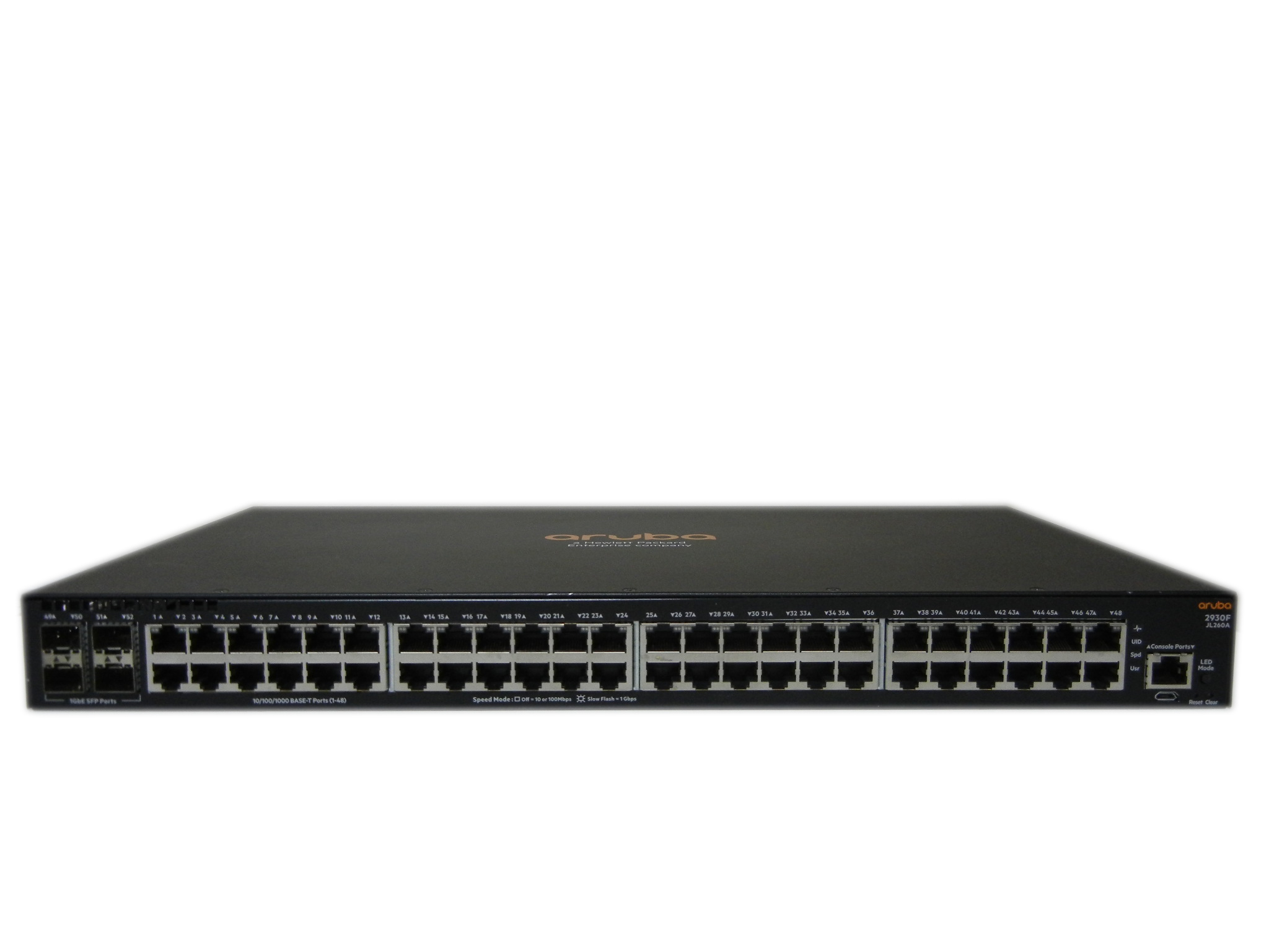 【中古】HP (aruba) 2930F-48G-4SFP (JL260A)