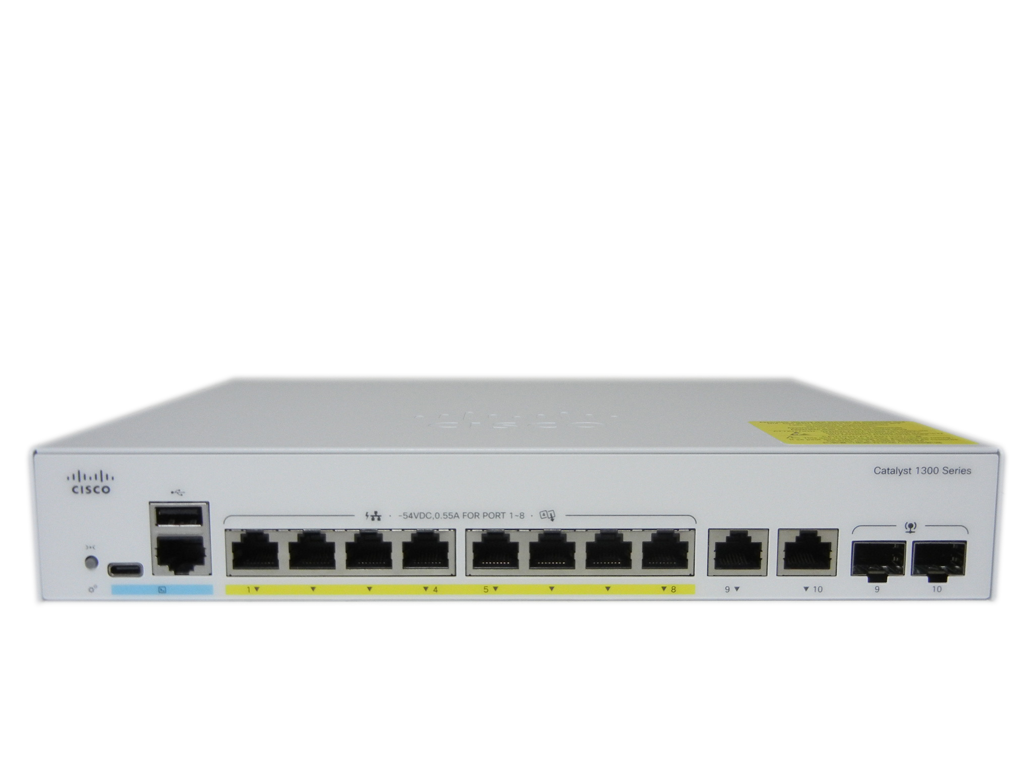 【中古】Cisco Catalyst 1300 シリーズ (C1300-8P-E-2G)