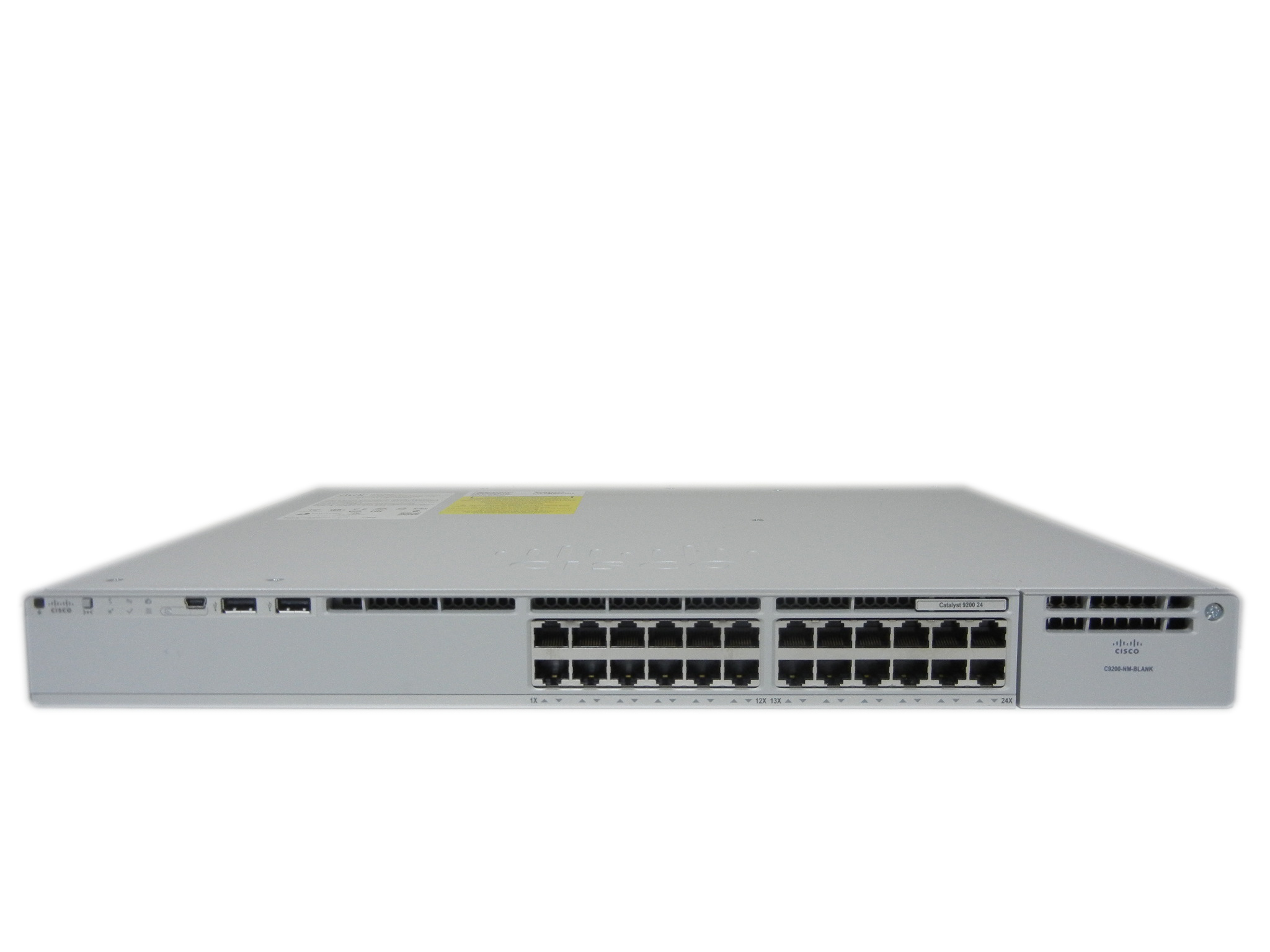 【中古】Cisco Catalyst 9200 (C9200-24T-E) Stackモジュール付き