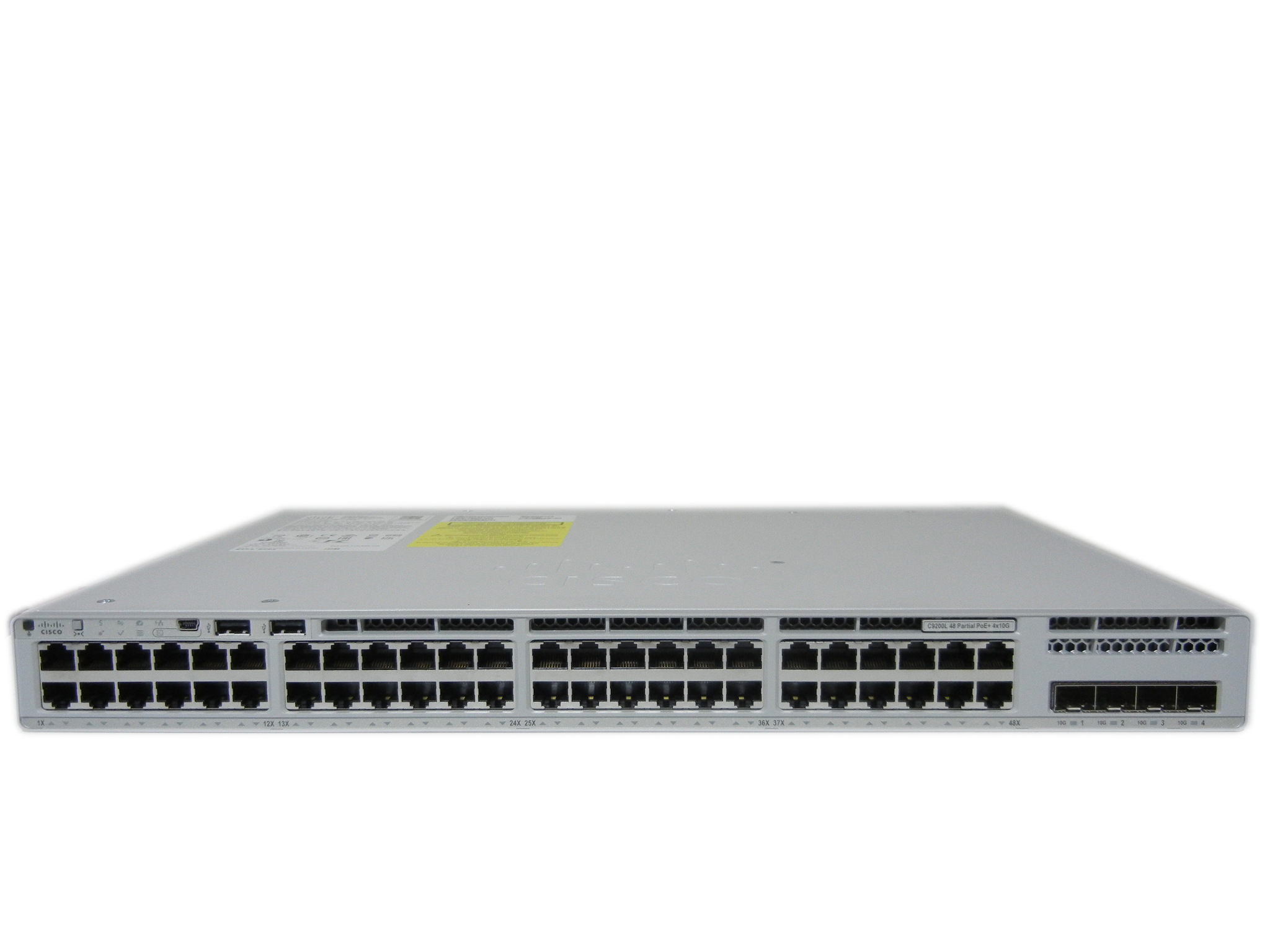 【中古】Cisco Catalyst 9200 (C9200L-48PL-4X-E)