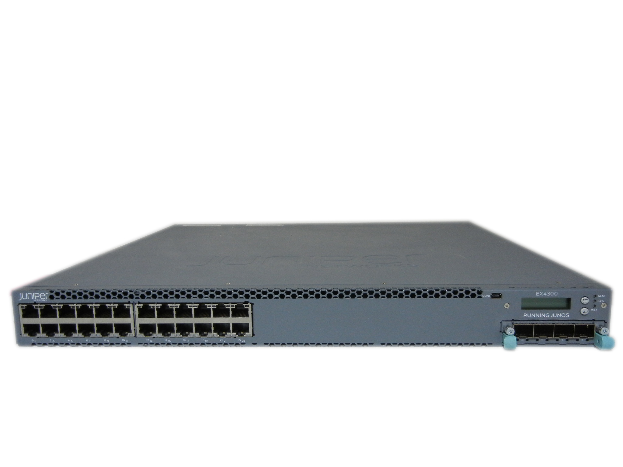 【中古】Juniper EX4300-24T EX-UM-4X4SFPモジュール付 電源二重仕様