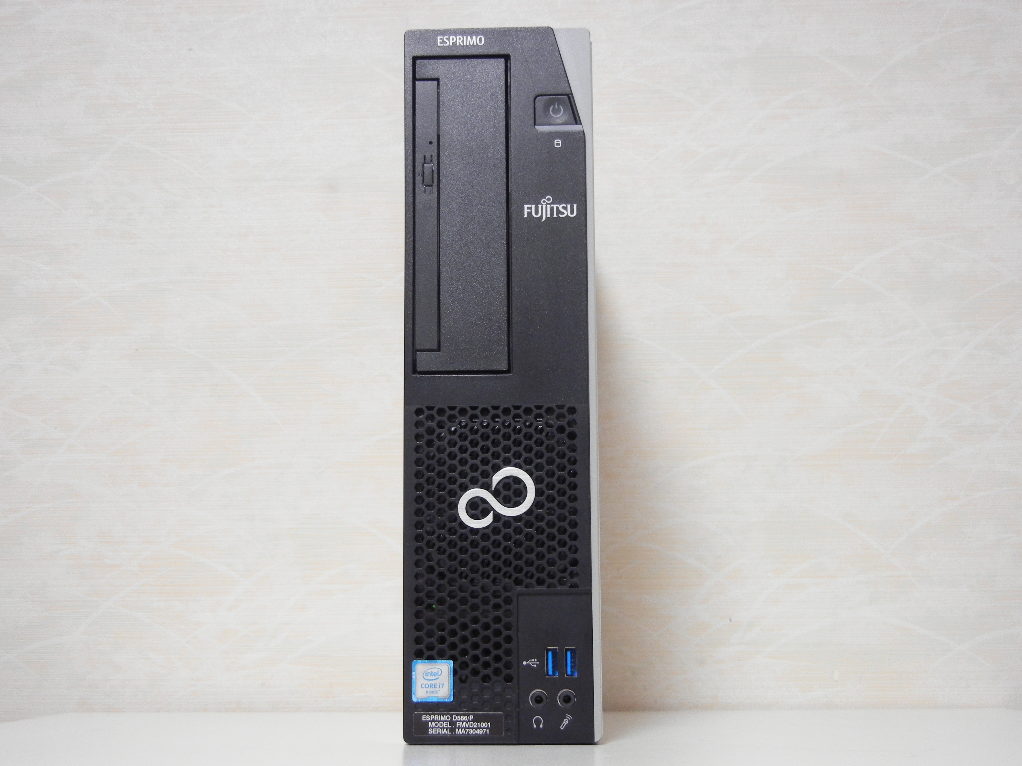 【中古】富士通 ESPRIMO D586/P FMVD21001 Core i7 6700 8GB DVD-S 500GB+SSD128GB 22050507
