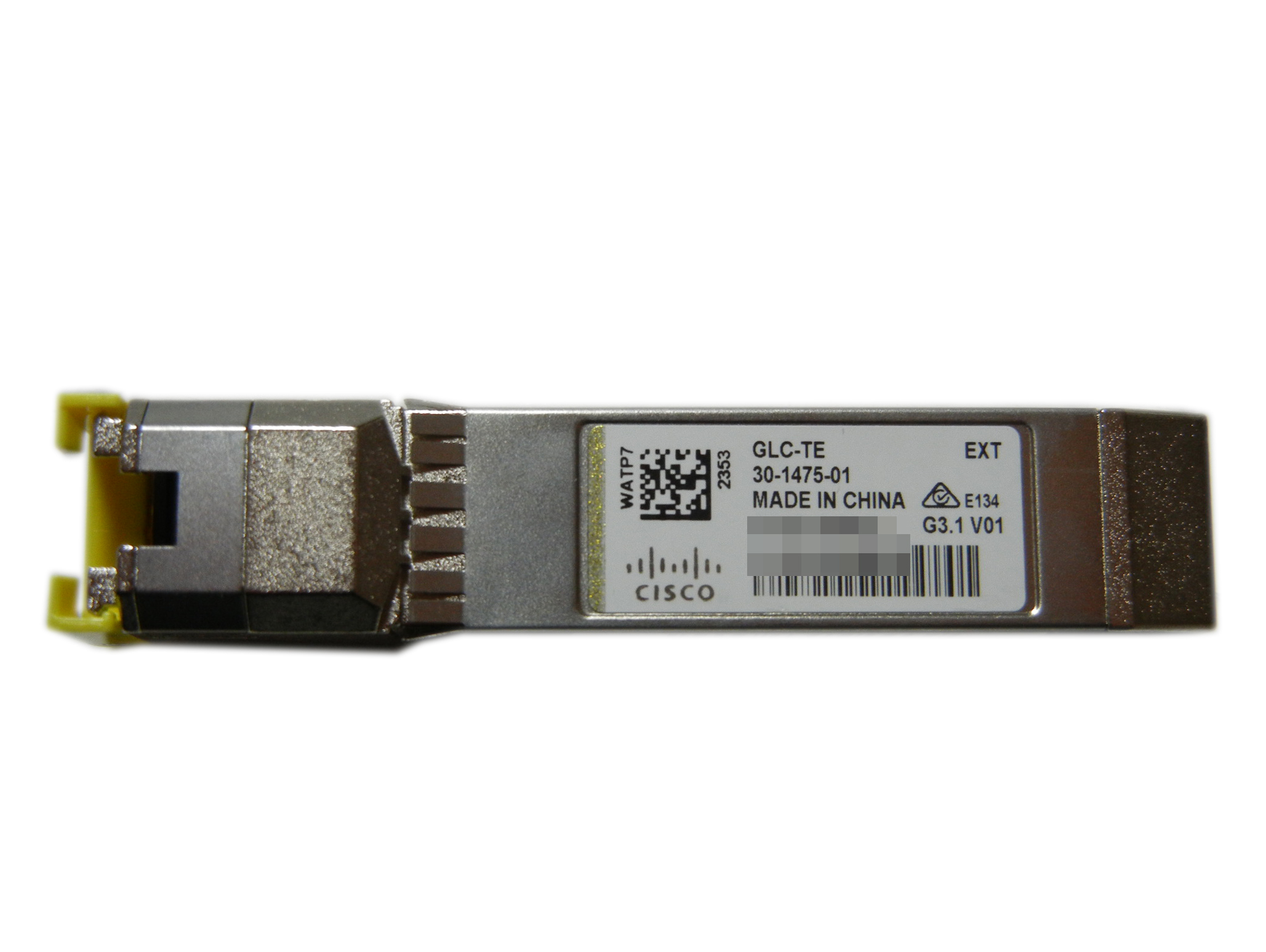 【中古】Cisco GLC-TE（30-1475-01）1000BASE-T SFPモジュール
