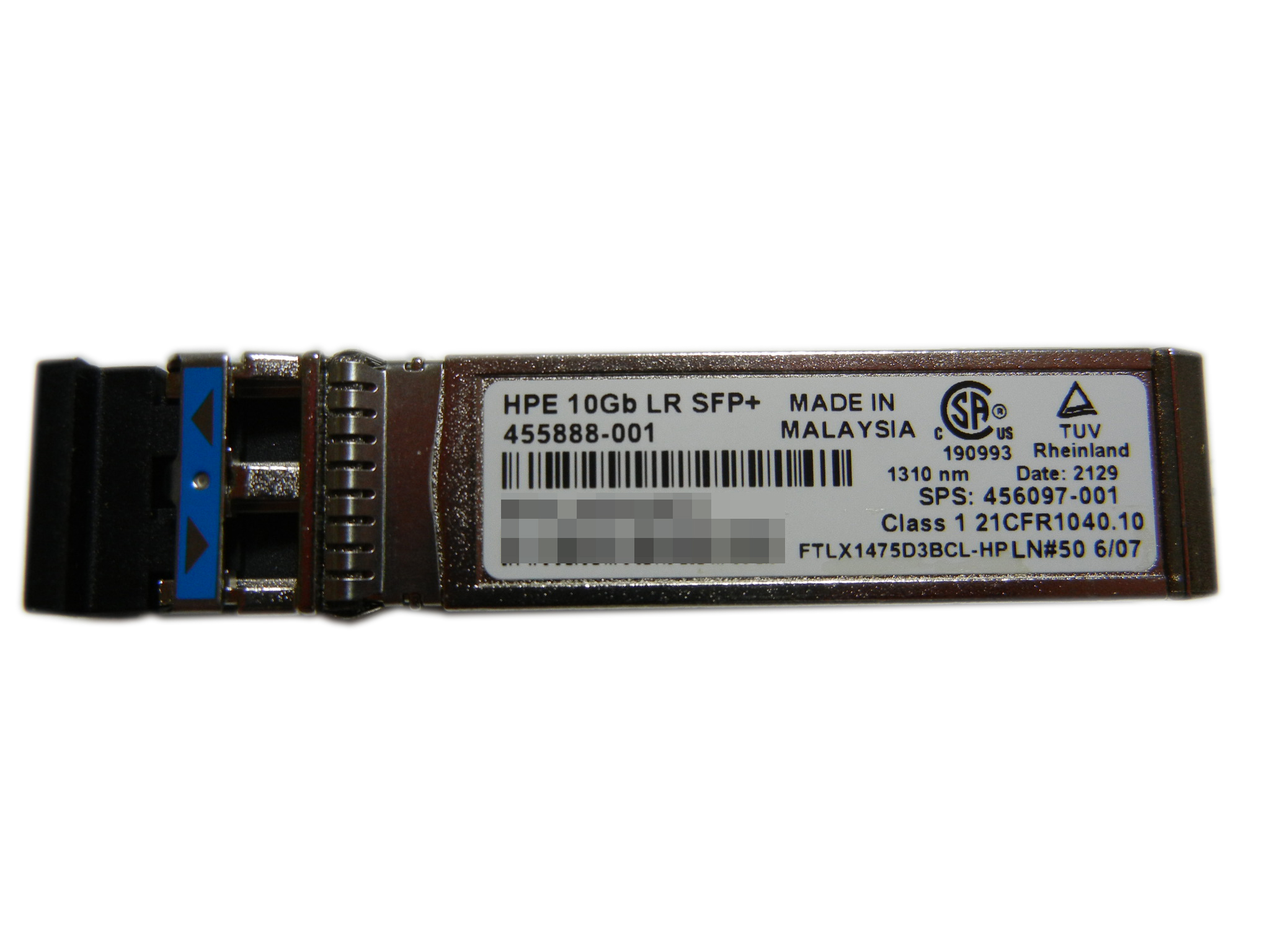 【中古】HPE 10Gb LR SFP+モジュール (455888-001)
