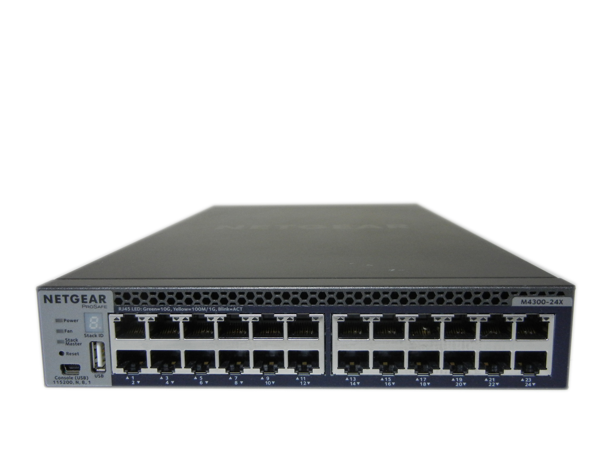 【中古】NETGEAR M4300-24X (XSM4324CS) スタッカブルL3フルマネージスイッチ