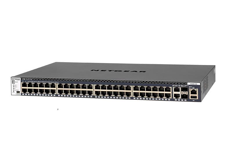 【中古】NETGEAR M4300-52G (GSM4352S) スタッカブルL3フルマネージスイッチ