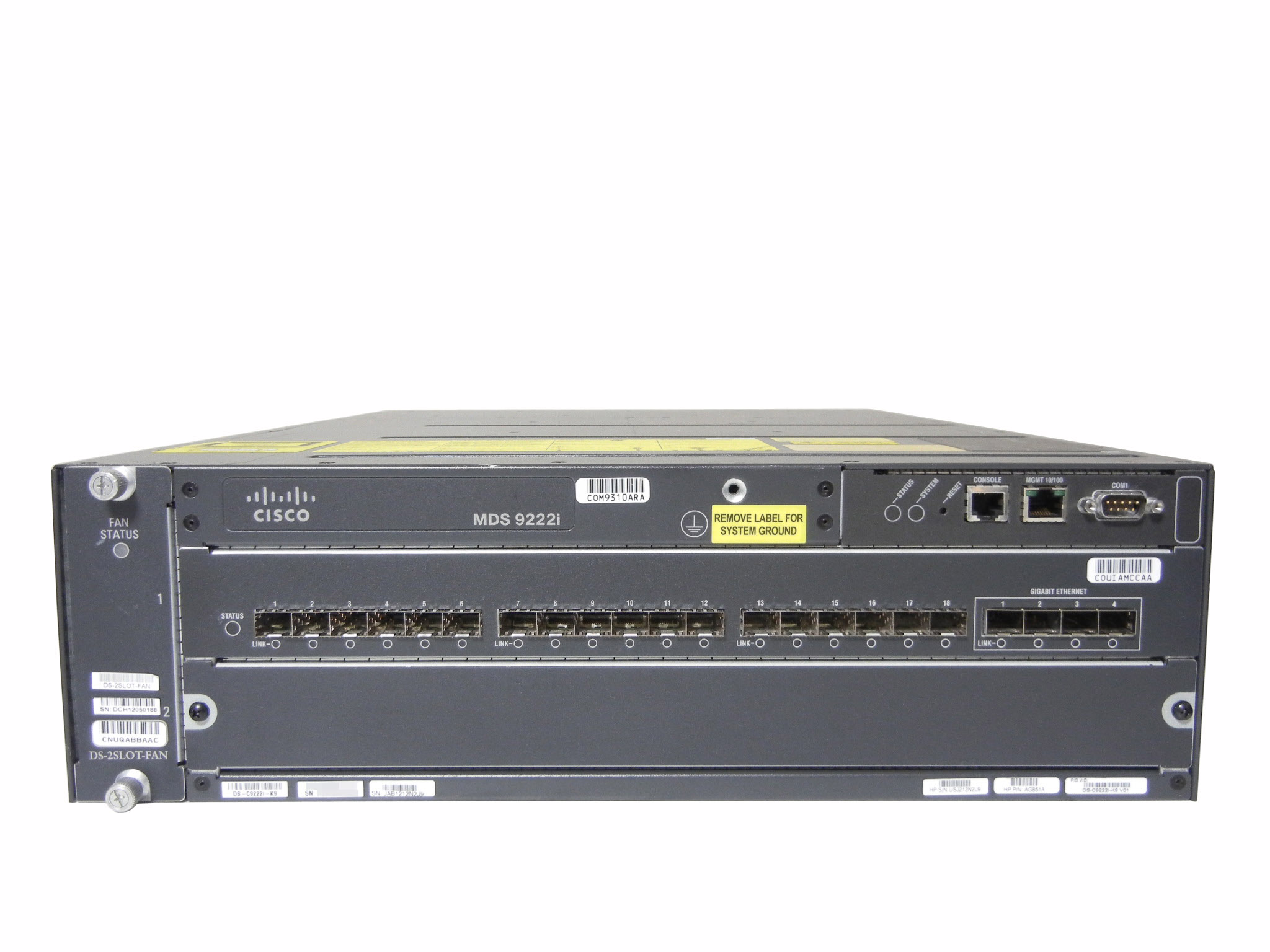 【中古】Cisco MDS 9222i DS-C9222i-K9 マルチサービス モジュラ スイッチ