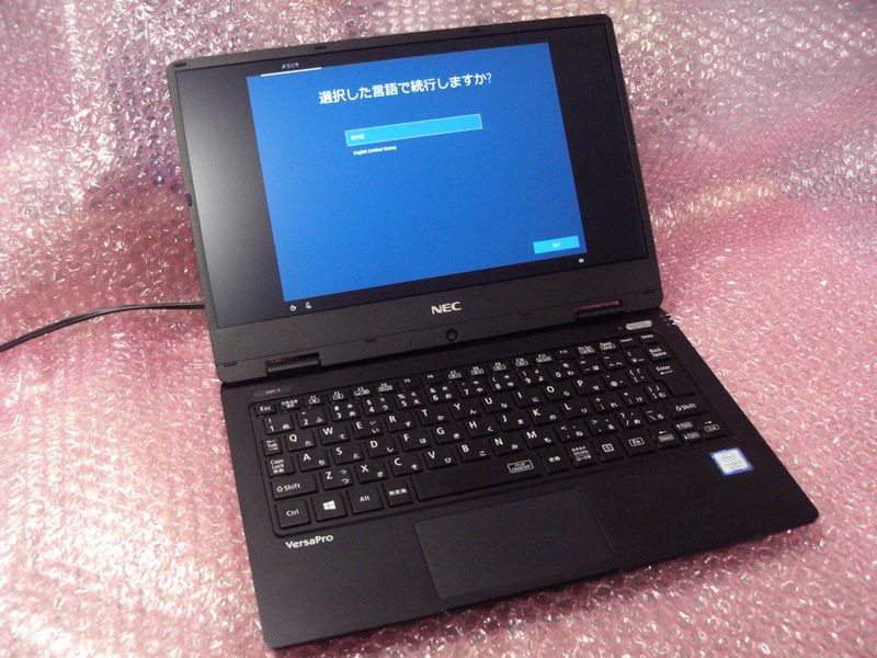 【中古】NEC VersaProVKT12H-1 PC-VKT12HZG1 Core i5-7Y54 1.2GHz/8GB/SSD128GB/12.5インチ(1920x1080)/Win10Pro64bit