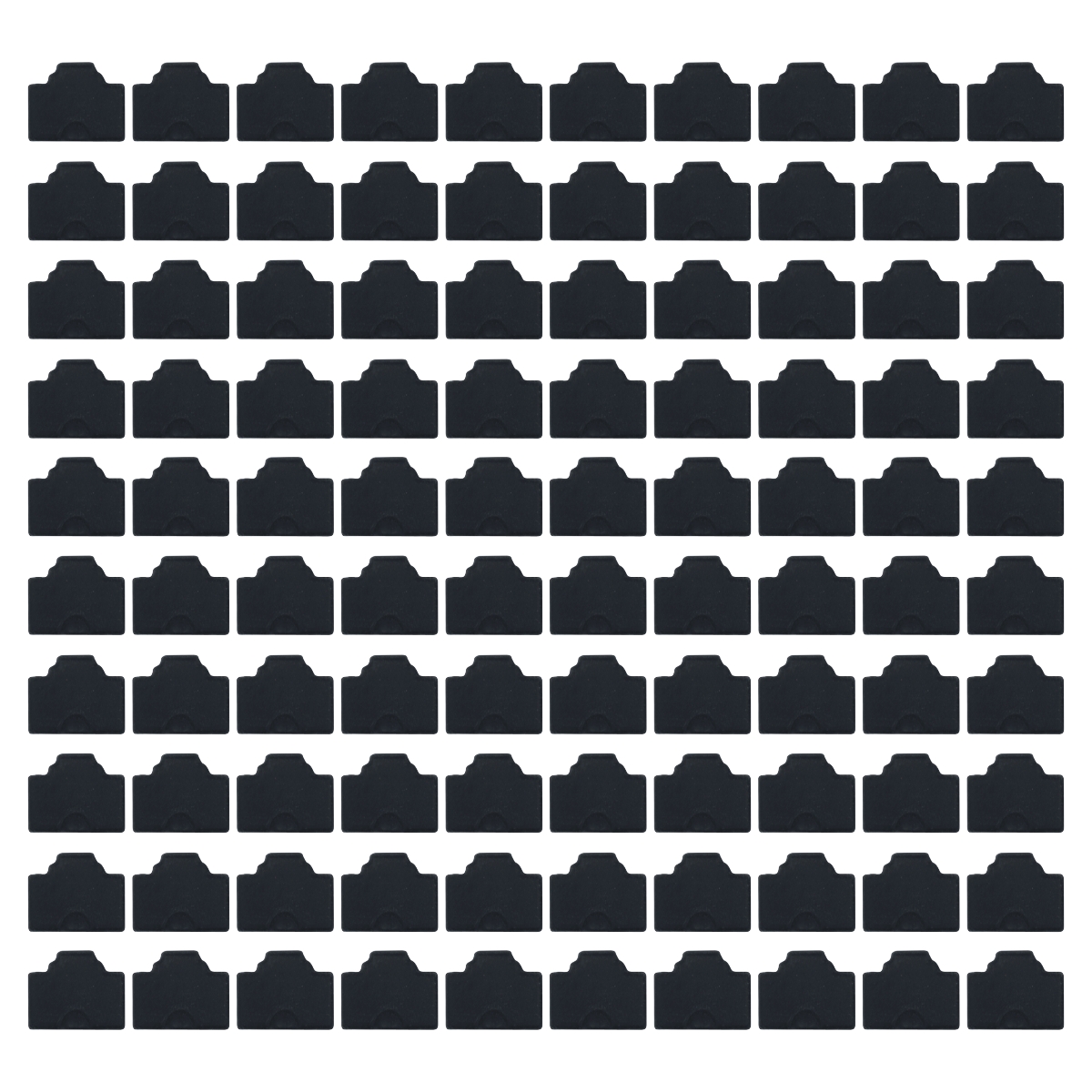 vitalcrew RJ45コネクタダスト保護キャップ　黒　100個入りパック 【CAP-RJ45RB-BK100】