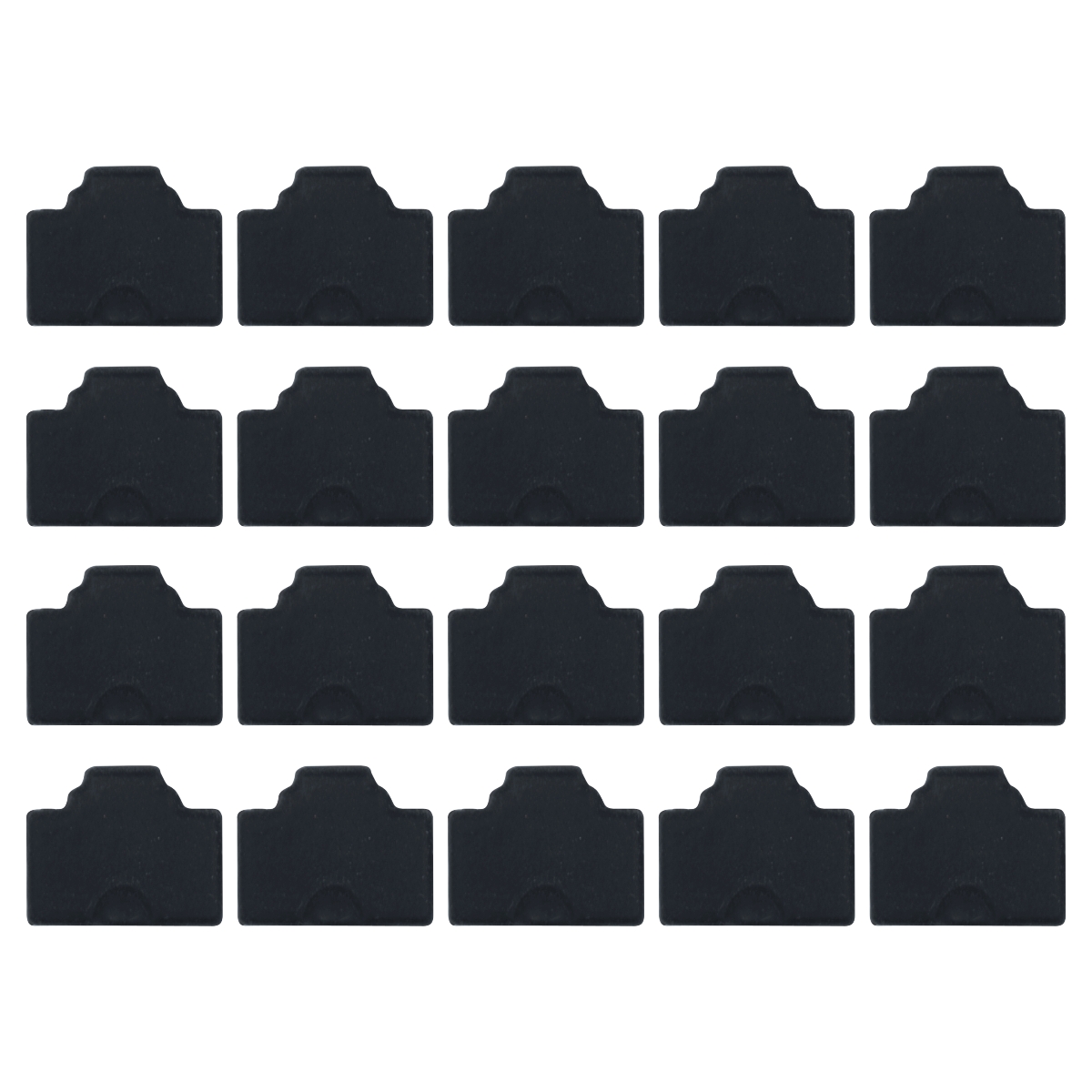 vitalcrew RJ45コネクタダスト保護キャップ　黒　20個入りパック 【CAP-RJ45RB-BK020】