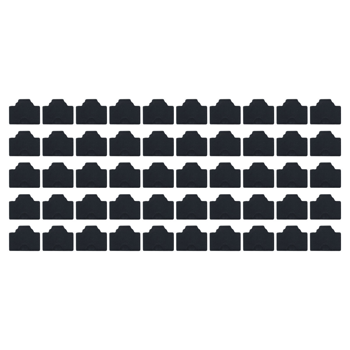 vitalcrew RJ45コネクタダスト保護キャップ　黒　50個入りパック 【CAP-RJ45RB-BK050】