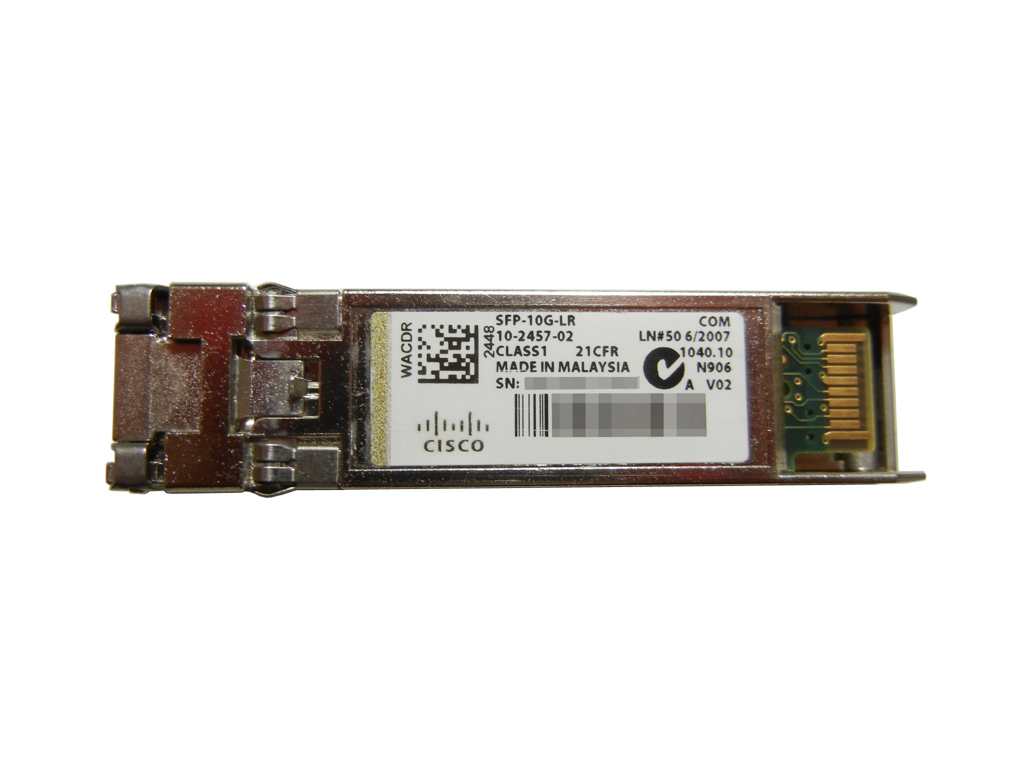 【中古】Cisco　10GBASE-LR モジュール SFP-10G-LR （10-2457-02）