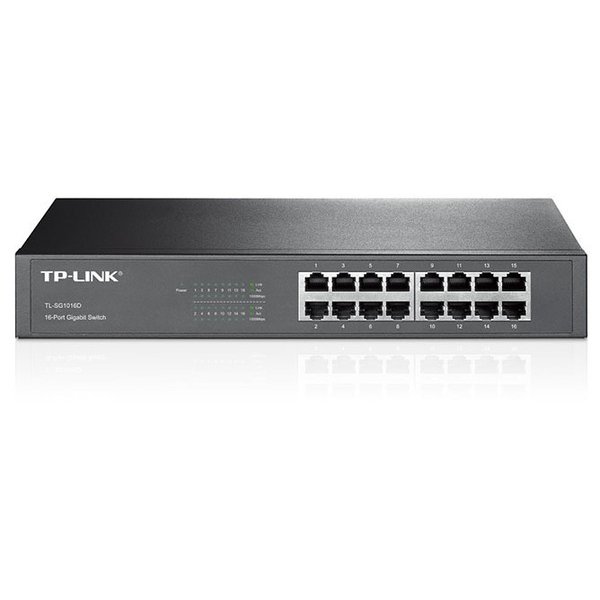 【新品】TP-LINK　16ポート ギガビット デスクトップ/ラックマウント スイッチ　TL-SG1016D