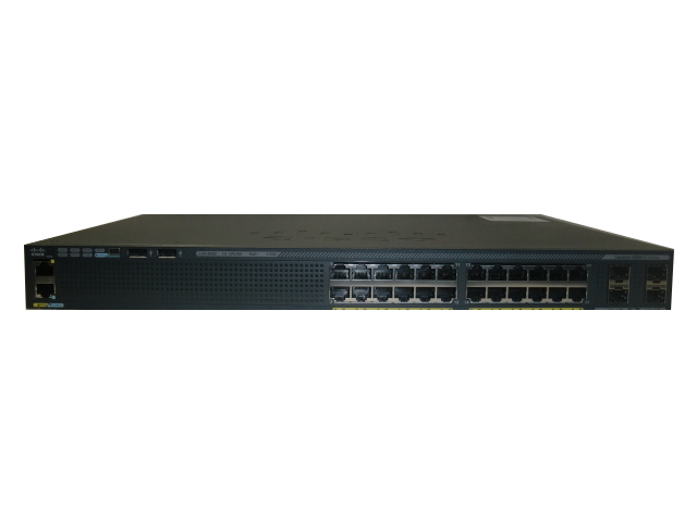 【中古】Cisco Catalyst 2960X-24PS-L （WS-C2960X-24PS-L）