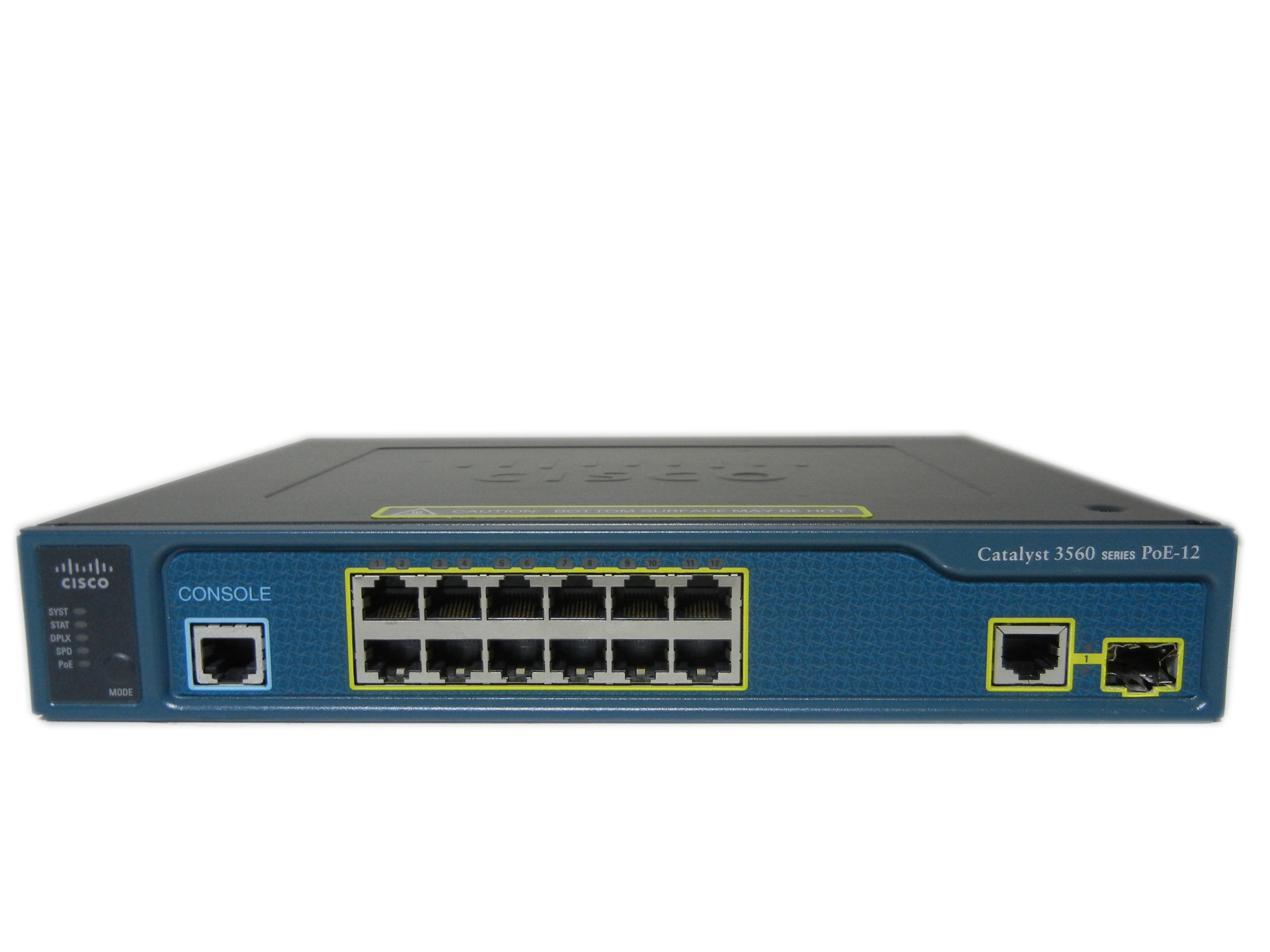 【中古】Cisco Catalyst 3560-12PC-S （WS-C3560-12PC-S）ipservices IOS 訳あり品 25040164