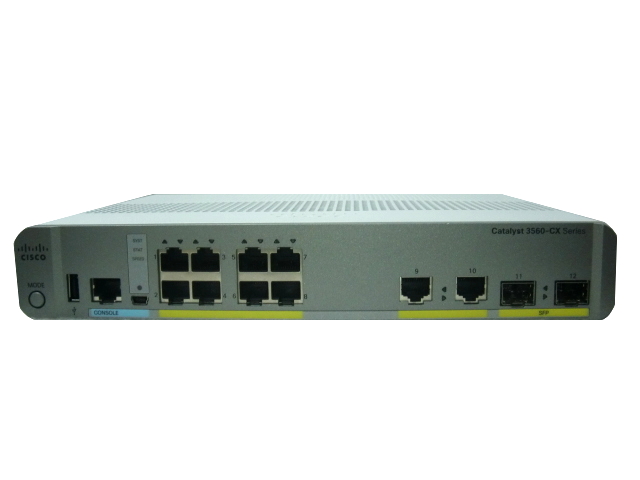 【中古】Cisco Catalyst 3560CX-8TC-S （WS-C3560CX-8TC-S）