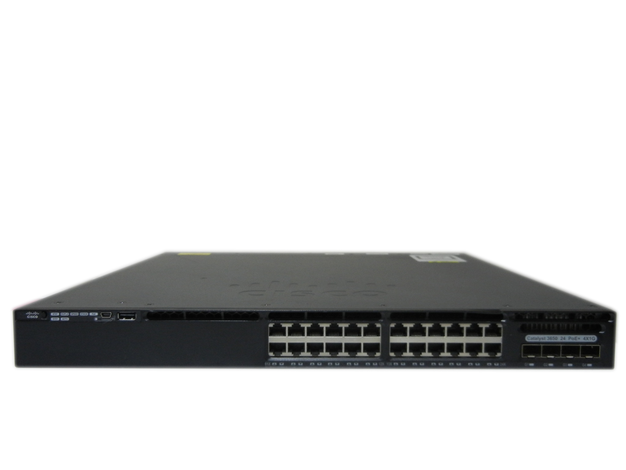 【中古】Cisco  Catalyst 3650-24PS-E (WS-C3650-24PS-E)  電源二重仕様