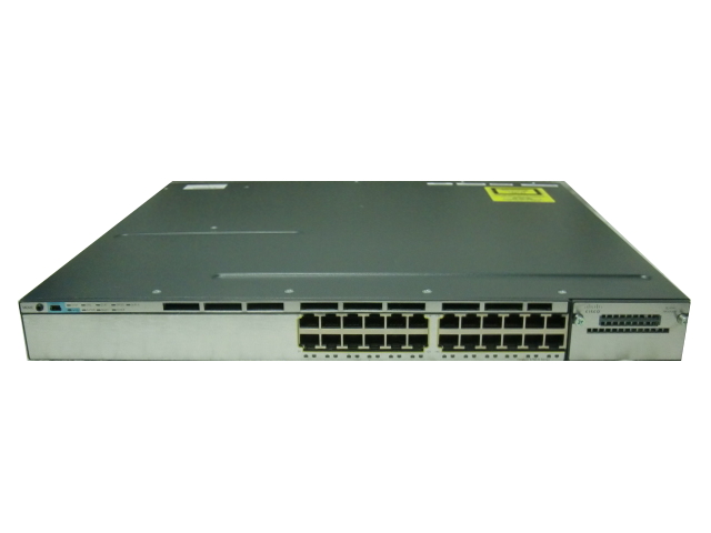 【中古】Cisco Catalyst 3750X-24T-S (WS-C3750X-24T-S) ipbaseモデル
