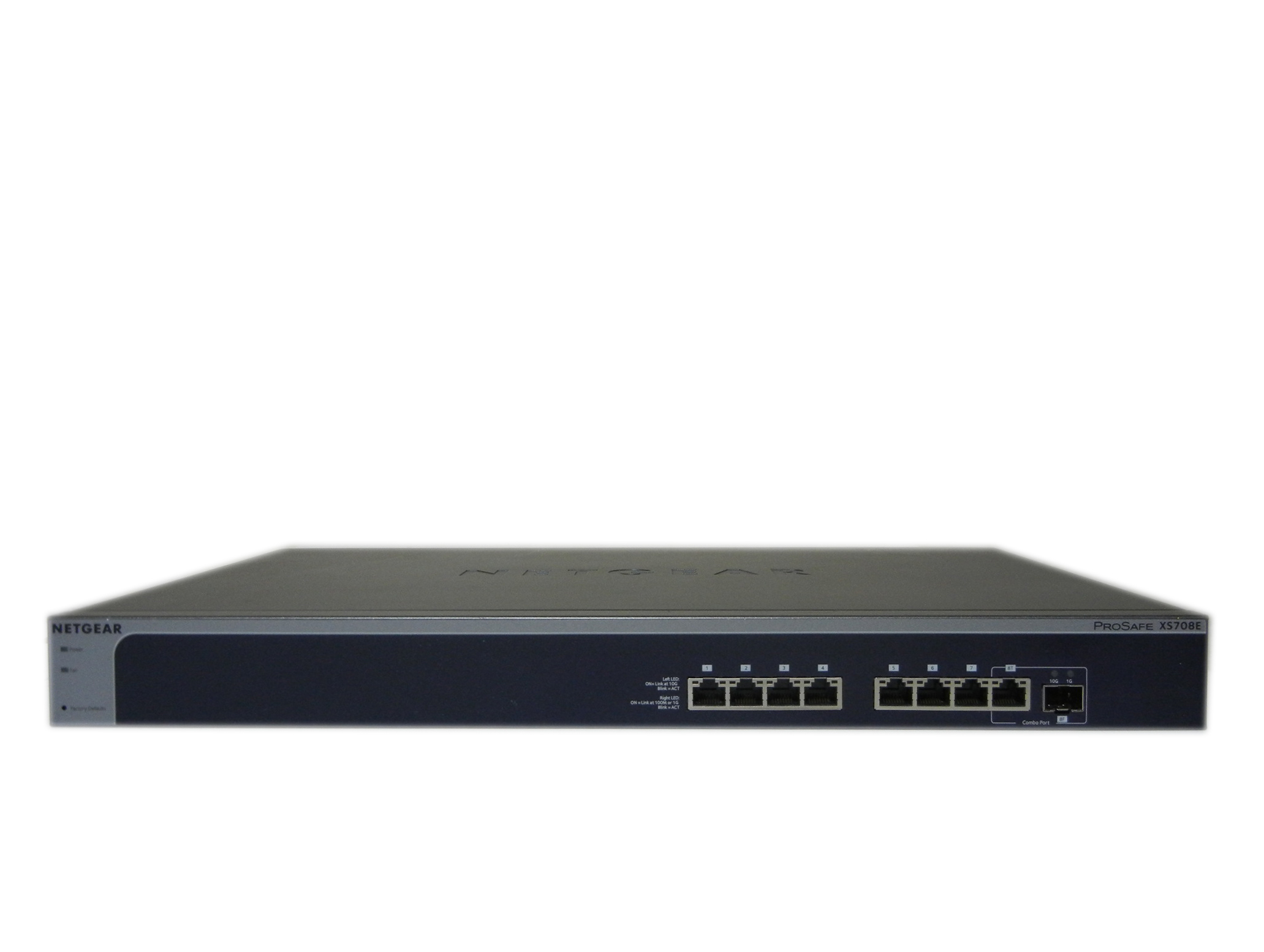 【中古】NETGEAR PROSAFE XS708E 10ギガビット イーサネット プラス スイッチ