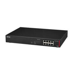 【中古】BUFFALO BS-GUL2008PT レイヤー2 Giga PoE アンマネージスイッチ