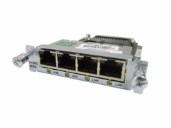 【中古】Cisco Gigabit EtherSwitch 4ポートギガビット 10/100/1000BASE-TX EHWICインターフェイス カード（EHWIC-4ESG)