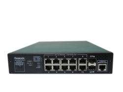 【中古品】Panasonic GA-ML8TCPoE+(PN260892N) レイヤ2 PoE給電スイッチングハブ