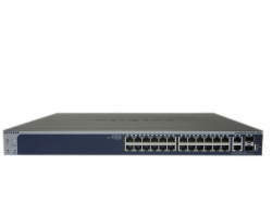 【中古】2台SET NETGEAR ProSAFE S3300-28X (GS728TX) S3300スマートスイッチシリーズ