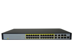 【中古】FS S3400-24T4FP ギガビットイーサネットL2+PoE+スイッチ