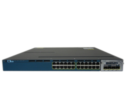 【中古】Cisco Catalyst 3560X-24T-S (WS-C3560X-24T-S) STACKモジュール C3KX-NM-10Gモジュール付き ipservicesライセンス追加モデル 電源二重仕様