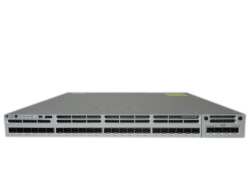 【中古】Cisco Catalyst C3850-24XS-S（WS-C3850-24XS-S）C3850-NM-4-10Gモジュール付き 電源二重仕様