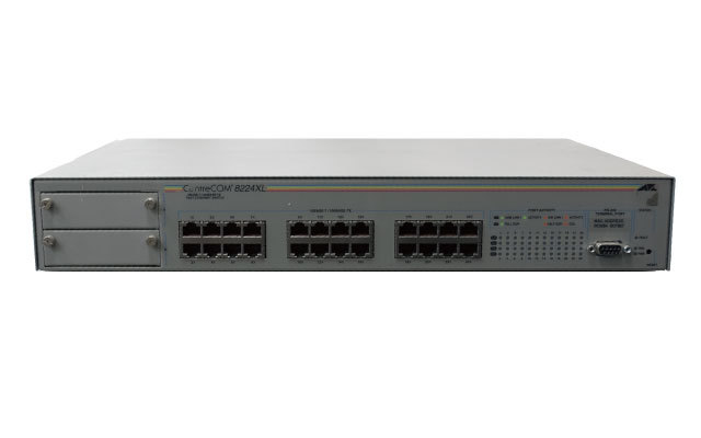 中古】FE・インテリジェント・スイッチ Allied Telesis CentreCOM 8224XL