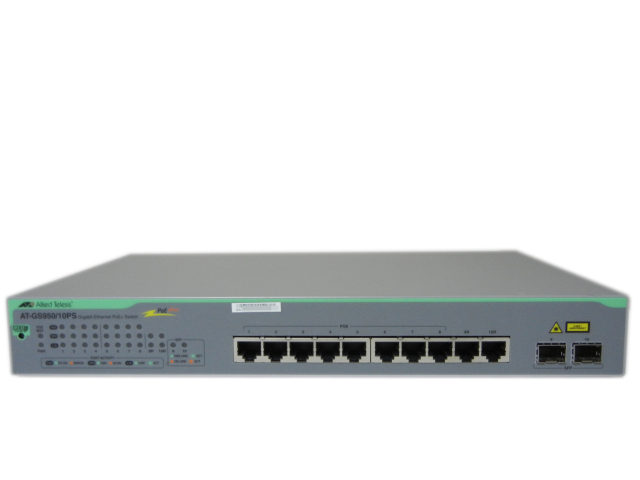 中古】AT-GS950-10PS Allied Telesis
