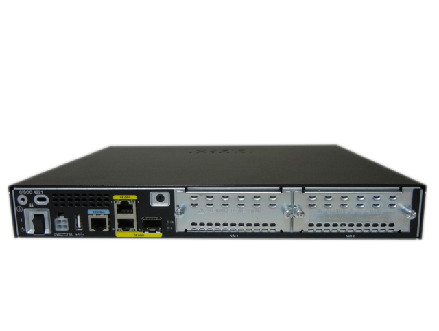中古】Cisco ISR4221/K9 (ipbasek9/securityk9/appxk9/FL-4220-PERF-K9