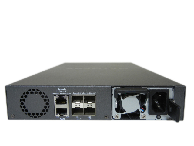 中古】NETGEAR M4300-24X (XSM4324CS) スタッカブルL3フルマネージスイッチ