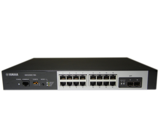 中古】YAMAHA インテリジェントL2スイッチ SWX2300-16G