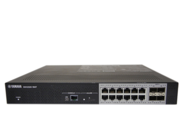 （新品未開封）ヤマハSWX2320-16MT 1台 中古】YAMAHA インテリジェントL2スイッチ SWX2320-16MT