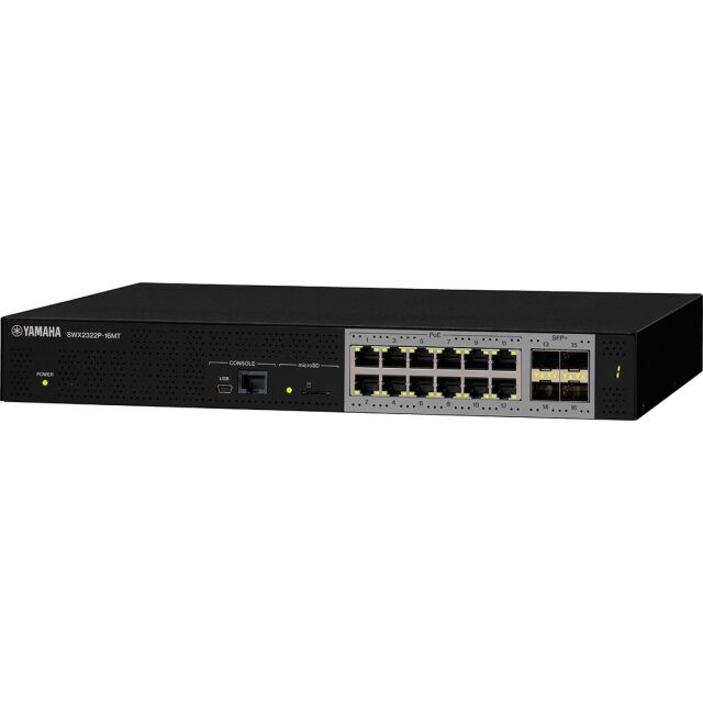 中古】YAMAHA インテリジェントL2 PoEスイッチ SWX2322P-16MT