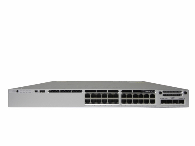 中古】Cisco Catalyst 3850-24T-E （WS-C3850-24T-E） C3850-NM-4-1G